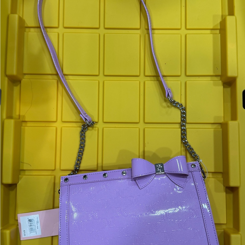Juicy Couture For the girls crossbody clutch Lavender Bow violet tulle Bag